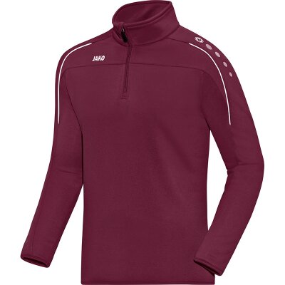 Jako Classico Ziptop - maroon - Gr.  3xl