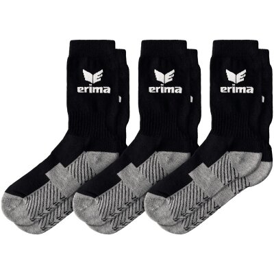 Erima 3Er Pack Socks - black - Gr. 47-50