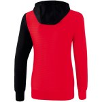 Erima 5-C Kapuzensweatshirt - red/black/white - Gr. 34
