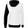 Erima 5-C Kapuzensweatshirt - white/black/dark grey - Gr. 34