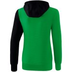 Erima 5-C Kapuzensweatshirt - smaragd/black/white - Gr. 34
