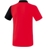 Erima 5-C Poloshirt - red/black/white - Gr. XXXL