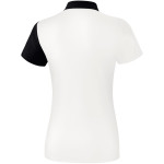 Erima 5-C Poloshirt - white/black/dark grey - Gr. 48