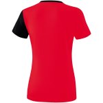 Erima 5-C T-Shirt - red/black/white - Gr. 42