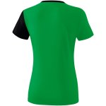 Erima 5-C T-Shirt - smaragd/black/white - Gr. 34