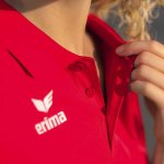 Erima Essential 5-C Poloshirt - red/white - Gr. XXXL
