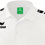 Erima Essential 5-C Poloshirt - white/black - Gr. 164