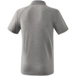 Erima Essential 5-C Poloshirt - grey-melange/black - Gr. 140