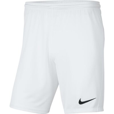 Nike Park III Short - white/black - Gr. kinder-xl