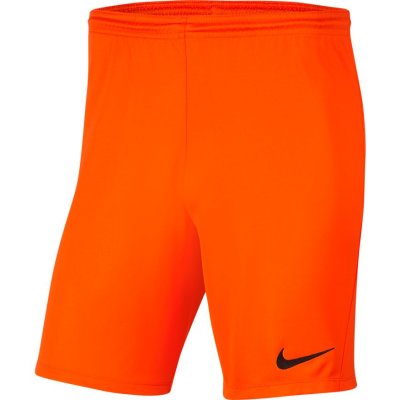 Nike Park III Short - safety orange/black - Gr. xl