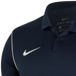 Nike Park 20 Poloshirt - obsidian/white/white - Gr. m