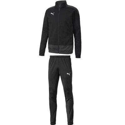 Puma teamGoal 23 Polyester Trainingsanzug - puma black-asphalt - Gr. 176