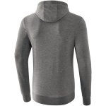 Erima Basic Kapuzensweatshirt - grey-melange - Gr. S