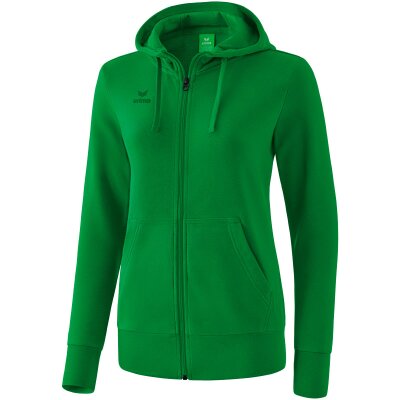 Erima Basic Kapuzenjacke - smaragd green - Gr. 40