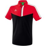 Erima Squad Poloshirt - red/black/white - Gr. S