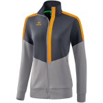 Erima Squad Worker Trainingsjacke - slate grey/monument grey/new orange - Gr. 42