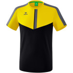 Erima Squad T-Shirt - yellow/black/slate grey - Gr. L