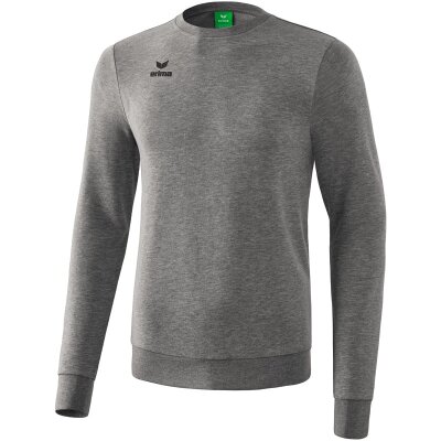 Erima Basic Sweatshirt - grey-melange - Gr. M