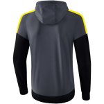 Erima Squad Trainingsanzug Mit Kapue - slate grey/black/yellow - Gr. L