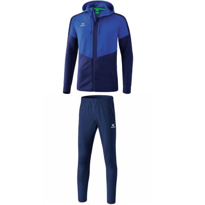 Erima Squad Trainingsanzug Mit Kapue - new royal/new navy - Gr. S
