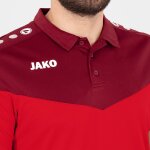 Jako Champ 2.0 Polo - rot/weinrot - Gr.  m