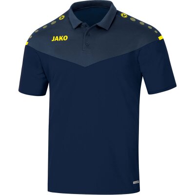 Jako Champ 2.0 Polo - marine/darkblue/neongelb - Gr. 140