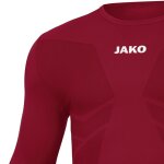 Jako Longsleeve Comfort 2.0 - weinrot - Gr.  xxs