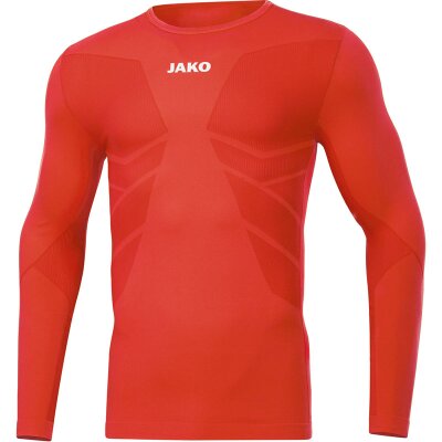 Jako Longsleeve Comfort 2.0 - flame - Gr.  xl