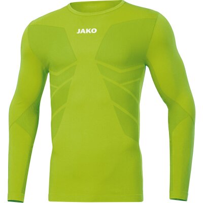 Jako Longsleeve Comfort 2.0 - neongrün - Gr.  m