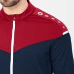 Jako Champ 2.0 Polyesterjacke - marine/chili rot - Gr.  l