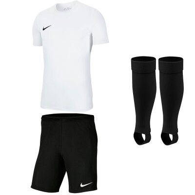 Nike Park VII Kinder Trikotsatz - white/black - black - black - Gr. kurzarm | m - m - junior