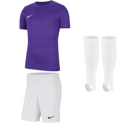Nike Park VII Kinder Trikotsatz - court purple - white - white - Gr. kurzarm | xs - xs - bambini