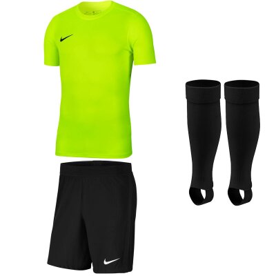 Nike Park VII Kinder Trikotsatz - volt - black - black - Gr. kurzarm | xl - xl - junior