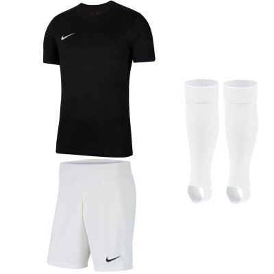 Nike Park VII Trikotsatz - black - white - white - Gr. kurzarm | xl - xl - l