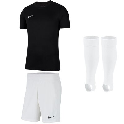 Nike Park VII Trikotsatz - black - white - white - Gr. kurzarm | s - s - l