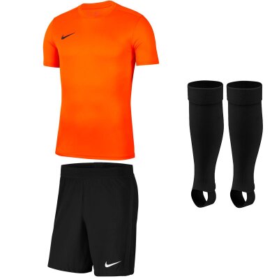 Nike Park VII Trikotsatz - safety orange - black - black - Gr. kurzarm | l - l - l