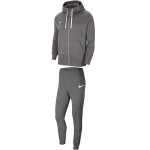 Nike Park 20 Fleece Kapuzen Jogginganzug - charcoal heathr/whit - Gr. kinder-xs