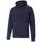 Puma teamCup Casuals Hooded Jacke - peacoat - Gr. l