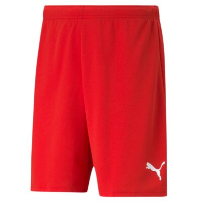 Puma teamRise Short - puma red-puma white - Gr. m