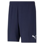 Puma teamRise Short - peacoat-puma white - Gr. l