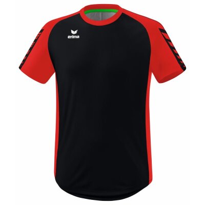 Erima Six Wings Trikot Jersey - black/red - Gr. S
