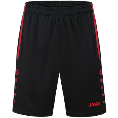 Jako Sporthose Allround - schwarz/sportrot - Gr. 152