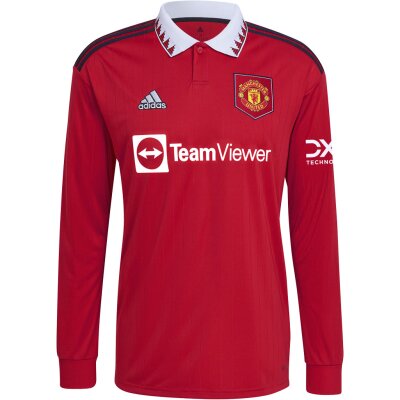 adidas Manchester United Langarm Trikot 2022/2023 Home - Erw von Adidas