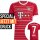 adidas FC Bayern Trikot 2022/2023 Home mit Nummer + Namer - Erw