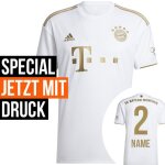 adidas FC Bayern Trikot 2022/2023 Away mit Nummer + Name...