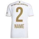 adidas FC Bayern Trikot 2022/2023 Away mit Nummer + Name - Erw