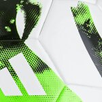adidas Tiro 23 Junior 350 League Ball - white/black/team solar green - Gr. 5