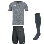 Jako Pixel Trikotsatz - steingrau - Gr. xl