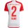 adidas FC Bayern Trikot 2023/2024 Home mit Nummer + Name - Erw