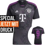 adidas FC Bayern Trikot 2023/2024 Away mit Nummer + Name...